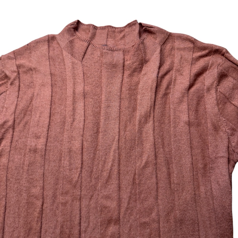 MNG Basics 100% Cashmere Ribbed Long Sleeve Sweater Size XS Cozycore Minimalist‎
